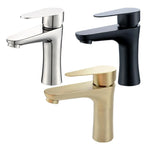 Bathroom Faucet Copper Single-Handle Low Arc