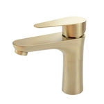 Bathroom Faucet Copper Single-Handle Low Arc