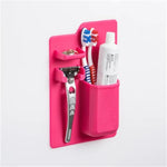 Bathroom Organizer Silicone Drainage Design Adhesive-Free