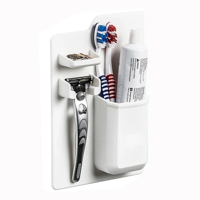 Bathroom Organizer Silicone Drainage Design Adhesive-Free