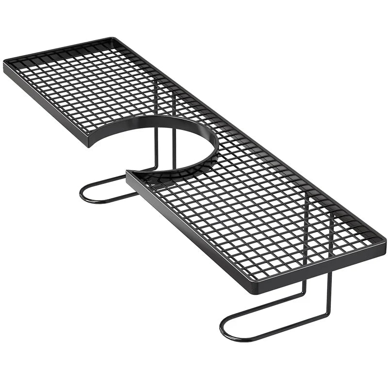 Bathroom Sink Shelf Organizer Over-Sink Ventilated Trays Tool-Free Setup