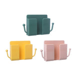 Bathroom Storage Organizer Double-Tier Self-Adhesive Wall-Mounted