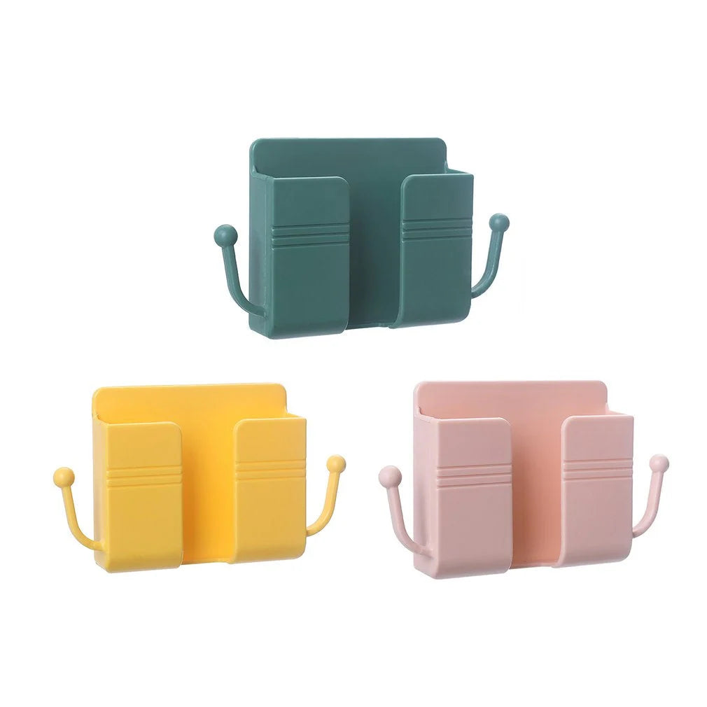 Bathroom Storage Organizer Double-Tier Self-Adhesive Wall-Mounted
