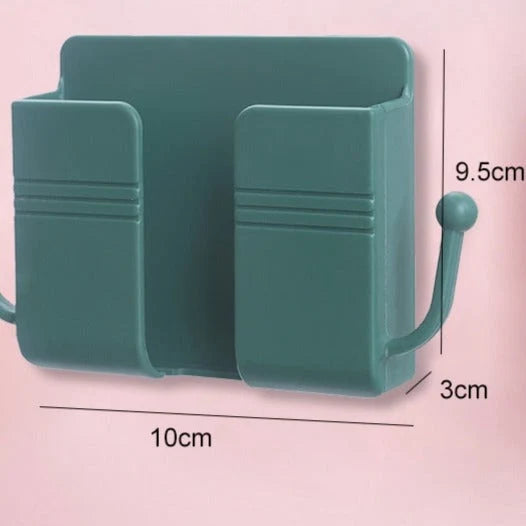 Bathroom Storage Organizer Double-Tier Self-Adhesive Wall-Mounted