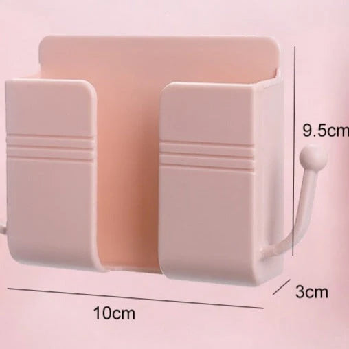 Bathroom Storage Organizer Double-Tier Self-Adhesive Wall-Mounted