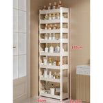 Bathroom Storage Shelf Slim 3-Tier Freestanding Organizer