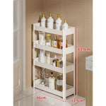 Bathroom Storage Shelf Slim 3-Tier Tool-Free
