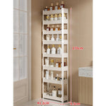 Bathroom Storage Shelf Slim 3-Tier Tool-Free