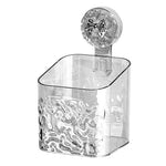 Bathroom Storage Shelf Suction Cup Mount Drill-Free