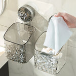 Bathroom Storage Shelf Suction Cup Mount Drill-Free