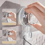 Bathroom Storage Shelf Suction Cup Mount Drill-Free