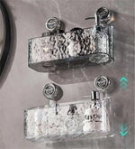 Bathroom Storage Shelf Suction Cup Mount Drill-Free