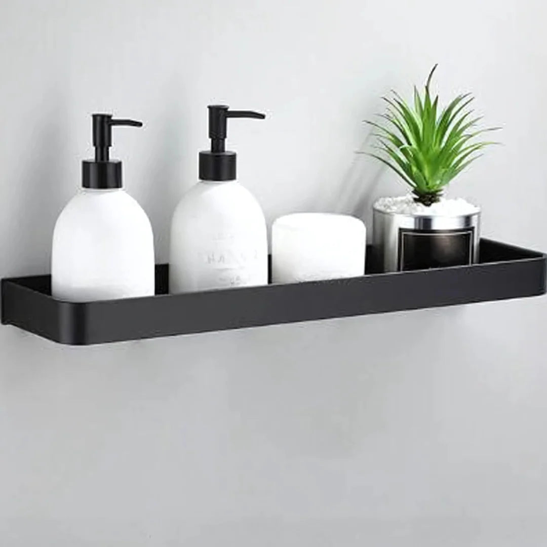 Bathroom Wall Shelf Aluminum Wall-Mounted Corrosion-Resistant