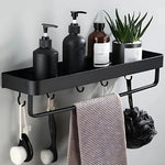 Bathroom Wall Shelf Aluminum Wall-Mounted Corrosion-Resistant