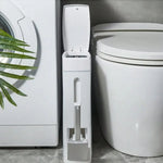 Bathroom Waste Bin With Toilet Brush Space-Saving 4.5 L