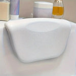 Bathtub Pillow Ergonomic Neck Support Non-Slip Quick-Dry