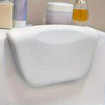 Bathtub Pillow Ergonomic Neck Support Non-Slip & Quick-Dry