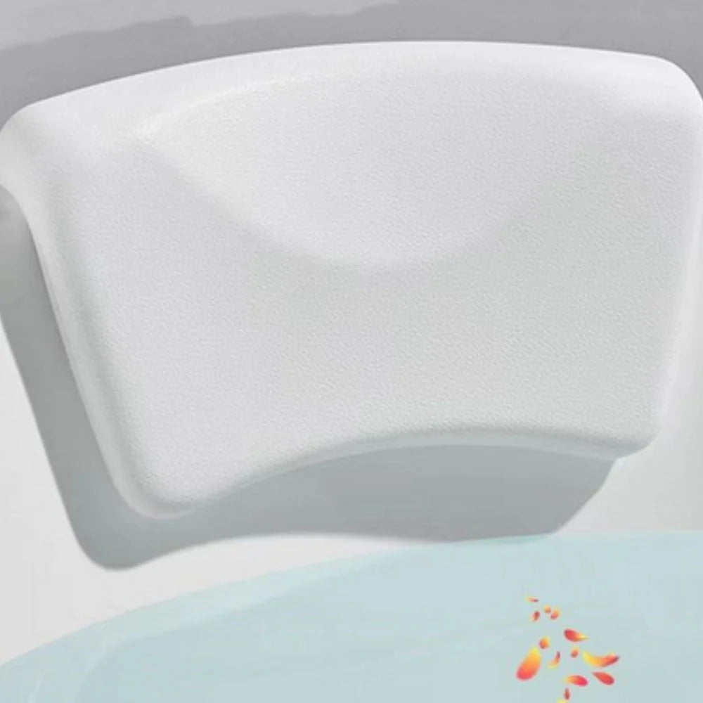 Bathtub Pillow Ergonomic Neck Support Non-Slip & Quick-Dry