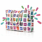 Beach Bag Extra-Large Water-Resistant Foldable with Zipper Closure