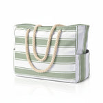 Beach Bag Extra-Large Water-Resistant Foldable with Zipper Closure