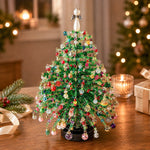 Beaded Tabletop Tree Kit With Warm Light String