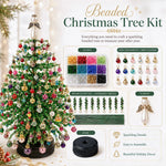 Beaded Tabletop Tree Kit With Warm Light String