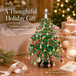 Beaded Tabletop Tree Kit With Warm Light String