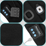 Beanie Bluetooth 5.0 Headphones 8-Hour Battery & Detachable LED