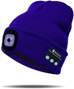 Beanie Bluetooth 5.0 Headphones 8-Hour Battery & Detachable LED