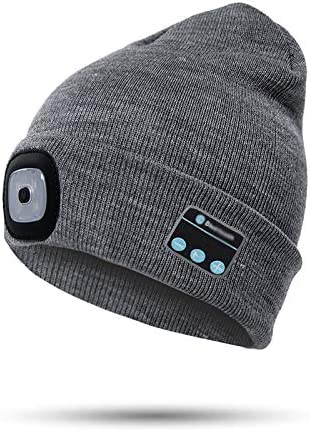 Beanie Bluetooth 5.0 Headphones 8-Hour Battery & Detachable LED