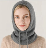 Beanie Cashmere-Blend Adjustable Drawstring