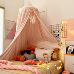 Bed Canopy Breathable Polyester With Ceiling Hook