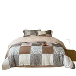Bed Linen Set Delicate Floral Breathable Cotton 4-Piece