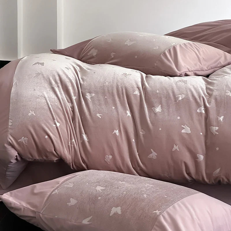 Bed Linen Set Fine Satin Jacquard Breathable & Wrinkle-Resistant