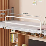 Bed Safety Rail Padded Clamp-On No-Drill Installation
