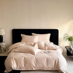 Bed Sheet Set 100% Cotton Jacquard Year-Round Comfort