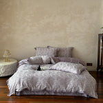 Bed Sheet Set 100% Cotton Jacquard Year-Round Comfort
