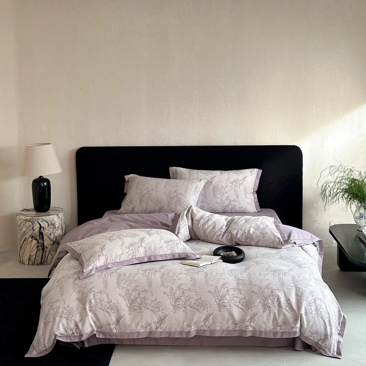 Bed Sheet Set 100% Cotton Jacquard Year-Round Comfort