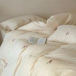 Bed Sheet Set Double Gauze Cotton Breathable & Water-Washed Softness