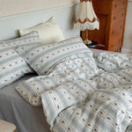 Bedding Set 100% Cotton Quilted 4-Piece Set