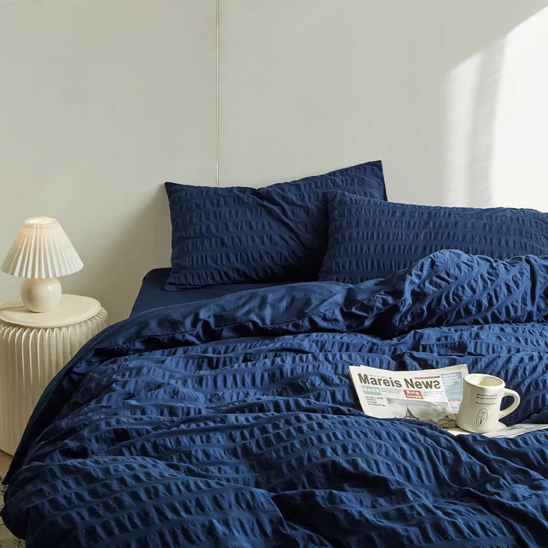 Bedding Set 100% Cotton Soft & Breathable Bubble Pattern