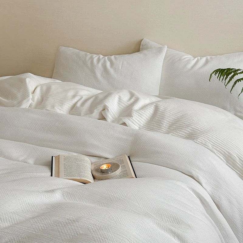 Bedding Set 100% Cotton Triple-Layer Gauze 4-Piece
