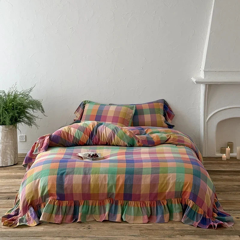 Bedding Set 4-Piece Breathable Cotton Gauze