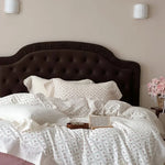 Bedding Set 4-Piece Fine Cotton Satin Vintage Floral