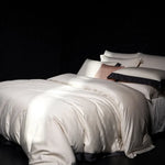 Bedding Set 4-Piece Long-Staple Cotton Gold & Silver Threads