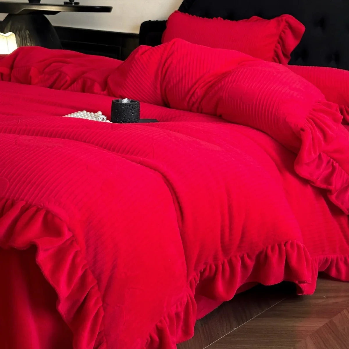 Bedding Set 4-Piece Milk Fiber Thermal Fade-Resistant