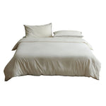 Bedding Set 4-Piece Organic Cotton-Linen Hand-Embroidered
