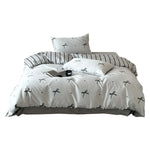 Bedding Set 4-Piece Reversible Cotton Satin