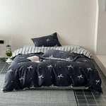 Bedding Set 4-Piece Reversible Cotton Satin