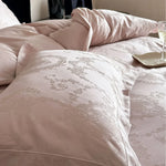 Bedding Set 4-Piece Satin Damask Jacquard Breathable